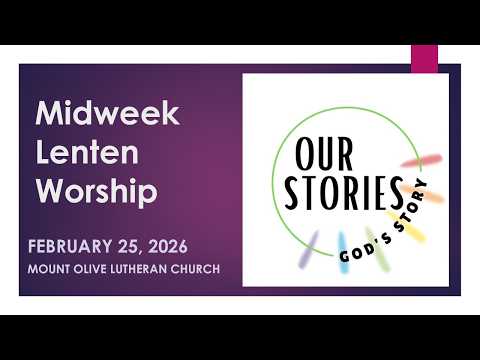 Video thumbnail: Mount Olive worship, Feb 25, 2026
