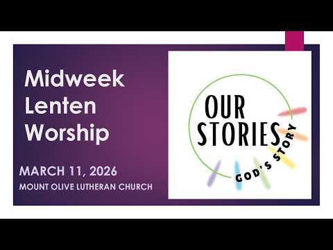 Video thumbnail: Mount Olive worship, Mar 11, 2026
